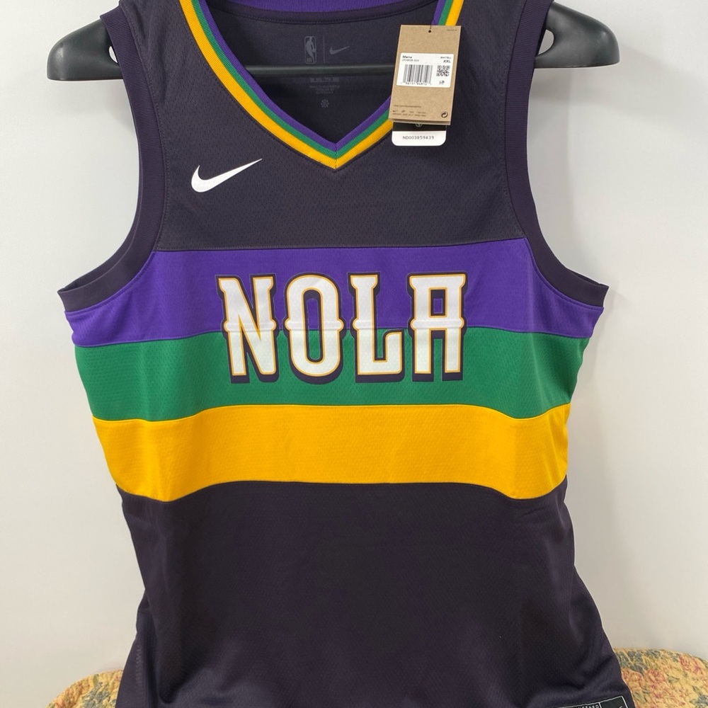 Nike NOLA Mardi Gras Colorblock Basketball Jersey